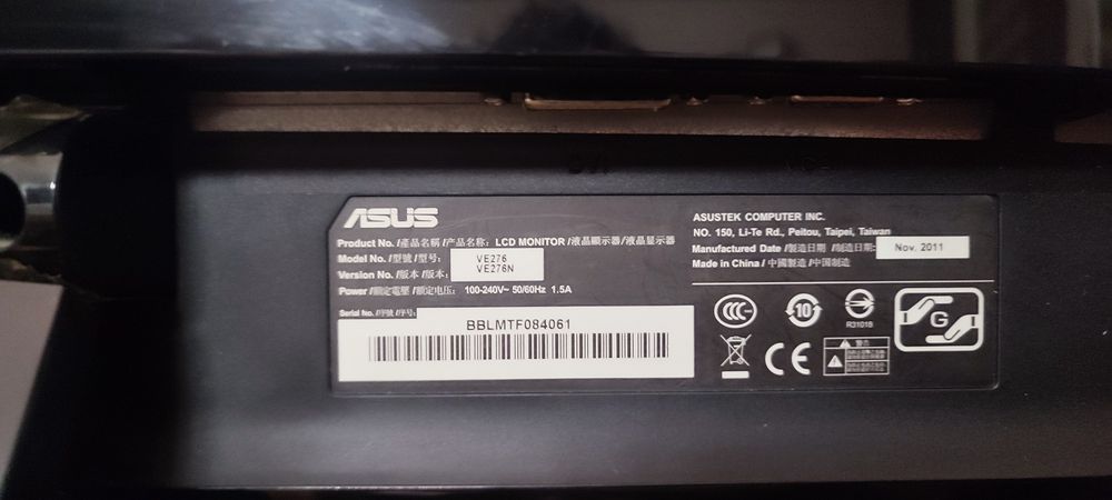 Монитор Asus VE276 27