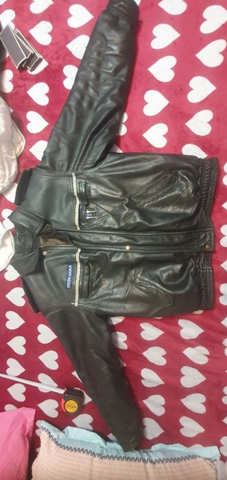 Geaca piele naturala Politia locala