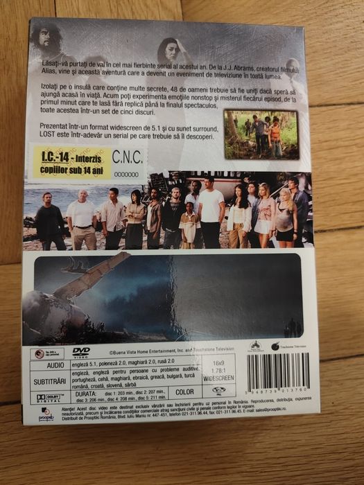 Vând dvd uri Naufragiații/Lost