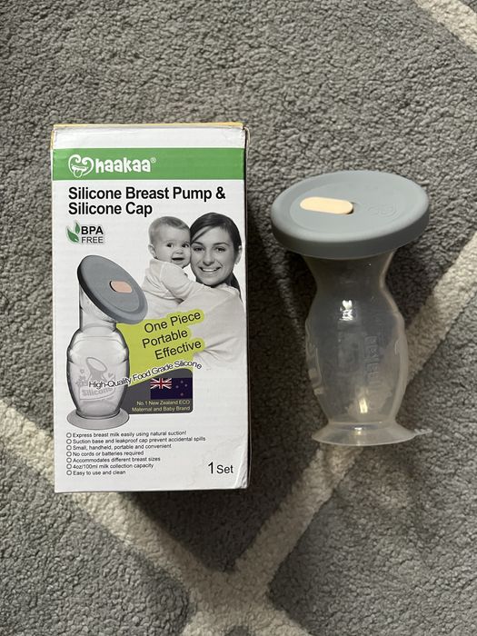 Електрическа помпа Suavinex + силиконова помпа Haakaa