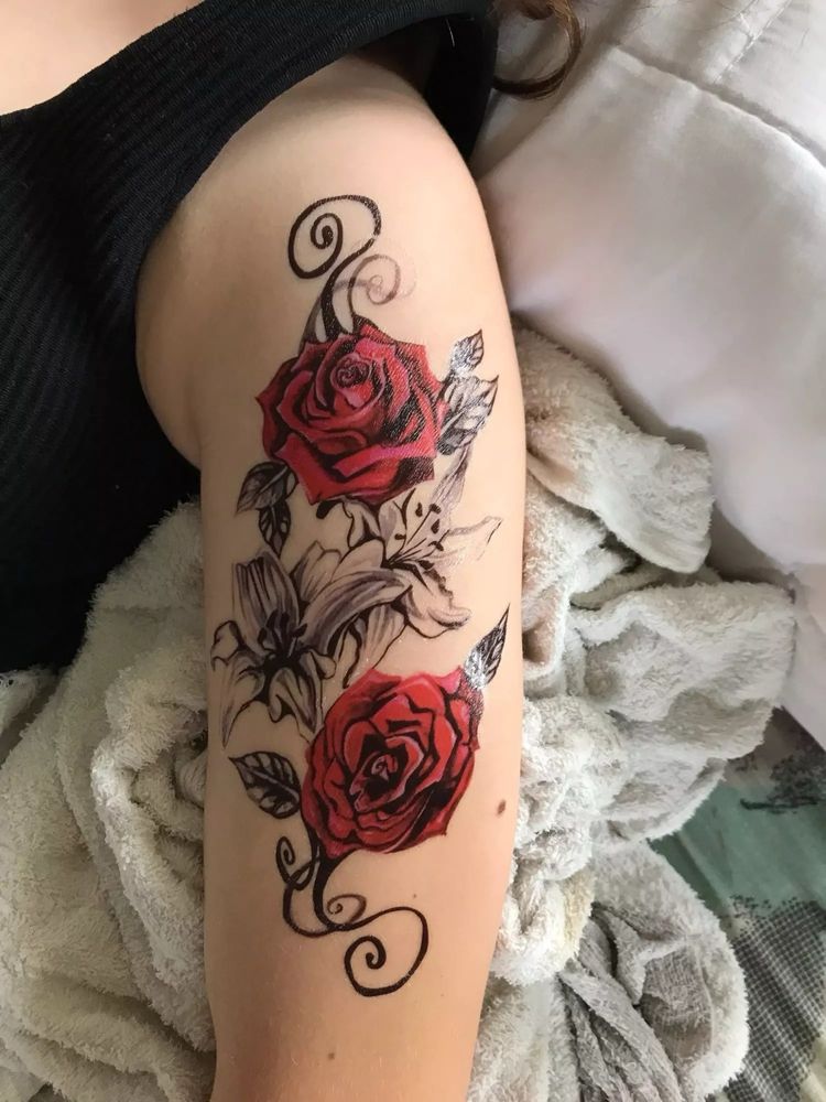 Tatuaje temporare realistice – lei, lupi, cranii – festival distractie