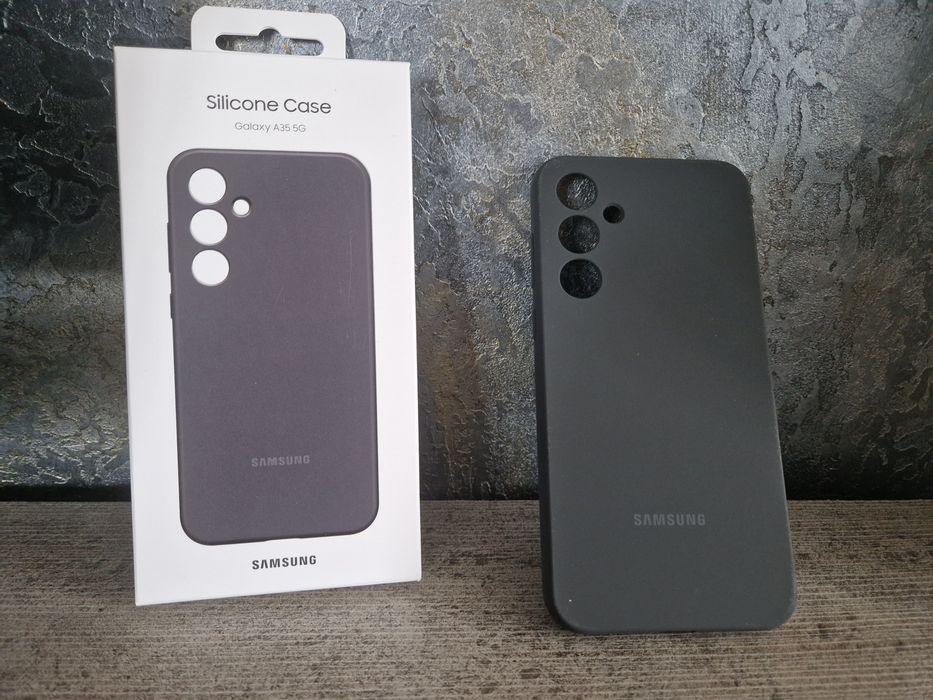 Husa Silicon Originala Samsung Galaxy A35 5G Noua!Slim!Negru