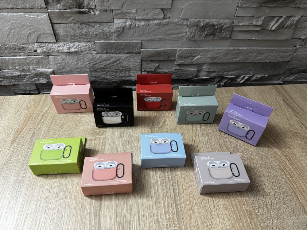 LOT - Huse Apple AirPods din silicon - AirPods 3 PRO / PRO 2 / - noi.