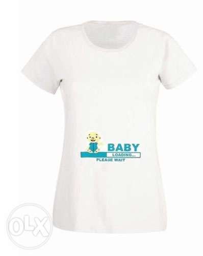 Тениска за БРЕМЕННИ BABY LOADING Памук 5 цвята