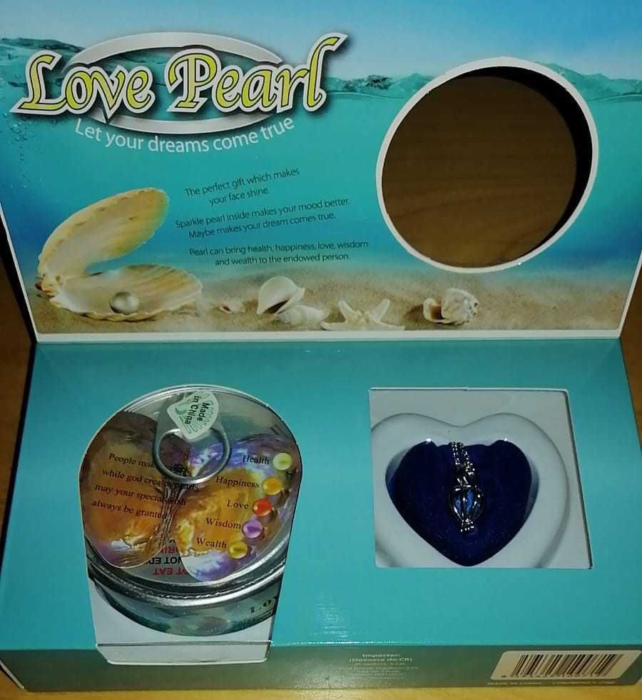Colier cu perla naturala din conserva (un cadou ideal si unic)