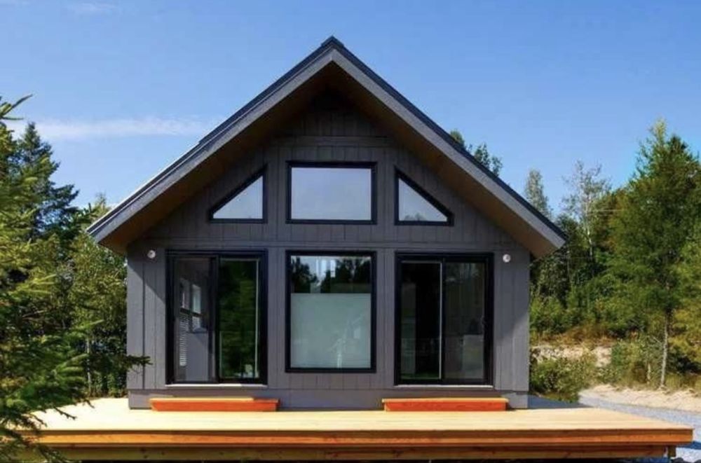 Case si cabane tip A frame