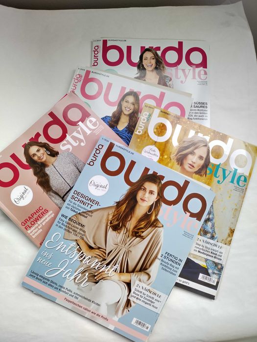 set 10 reviste de moda Burda