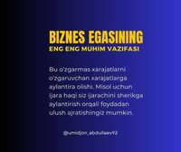 Biznesingiz moliyasini quramiz