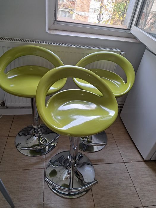 Vand 3 scaune bar reglabile inaltime