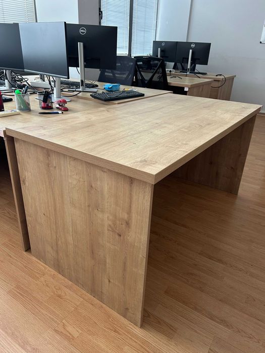 3 бюра 160x80x77 см от масивно пдч пакетна цена ПРОМО