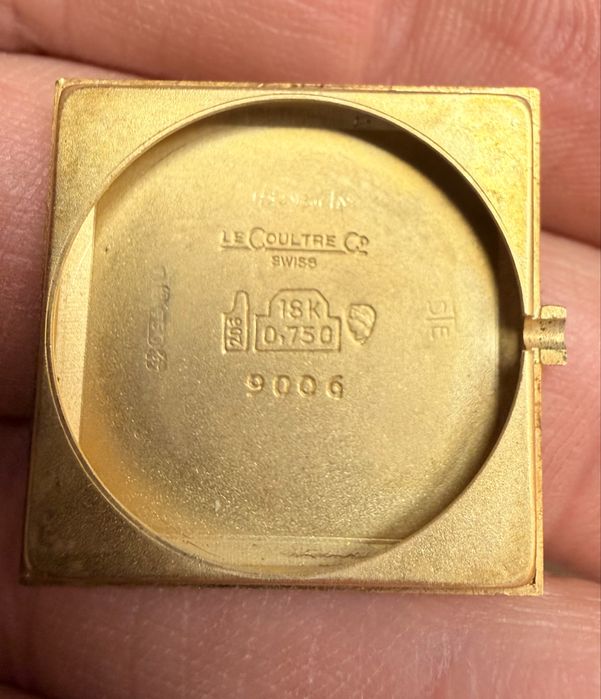 Jaeger-LeCoultre Tank 18K златен часовник, 57 г, 19 см – Swiss Made