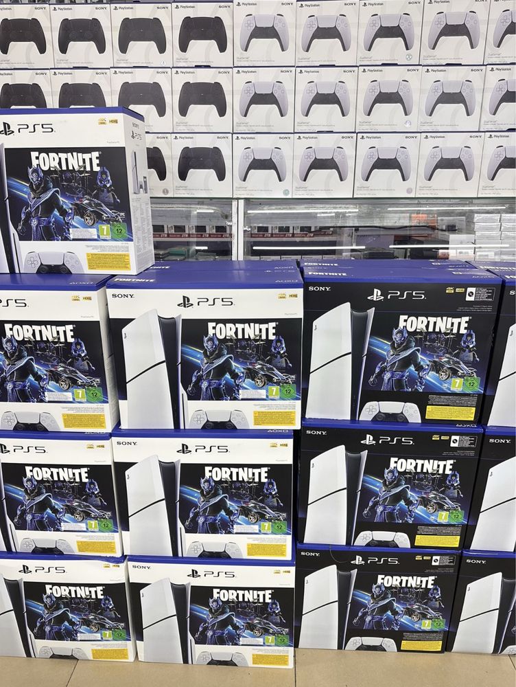 Playstation 5 слим 1тб новые с играми и гарантии от магазина