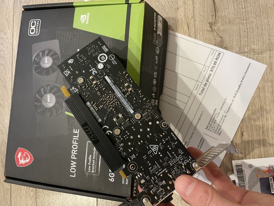 RTX 3050 OC 6GB Low Profile Ca Noua Garantie