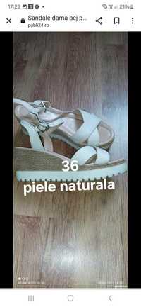 Sandale piele naturală