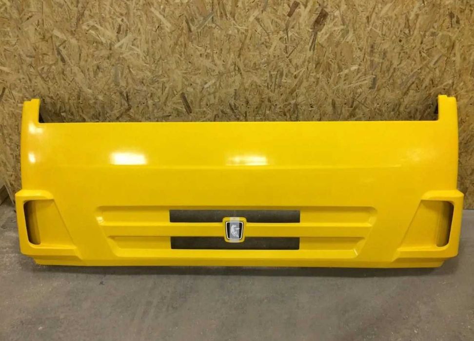 Капот на КАМАЗ-6520 Желтый, Рестайлинг Облицовка пластиковая КамАЗ