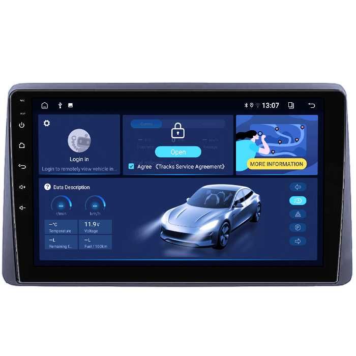 Navigatie Renault Duster 2018-2021, 10INCH 4GB RAM/64GB ROM, Android14