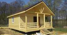 Cabane din.   lemn
