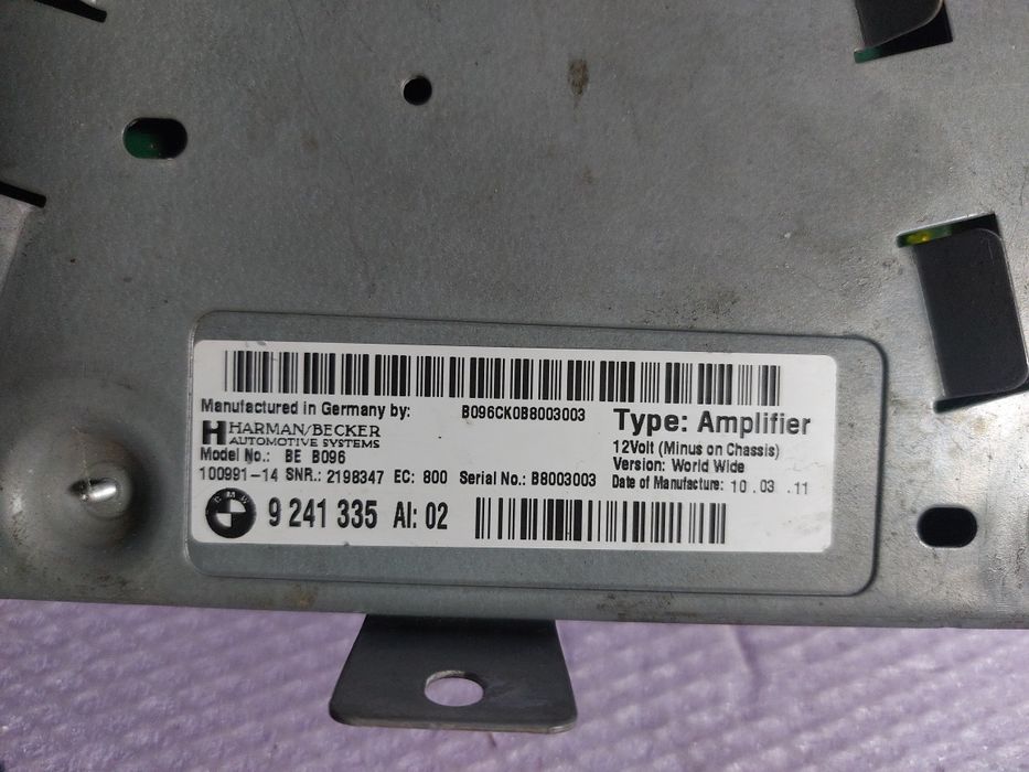 Amplificator audio hifi BMW F10 Cod 9241335