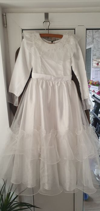 Rochie alba fulg de nea 7 ani