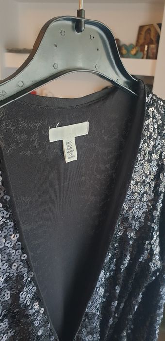 Sequin vienna wrap dress- Rochie cocktail/Rochie petrecere