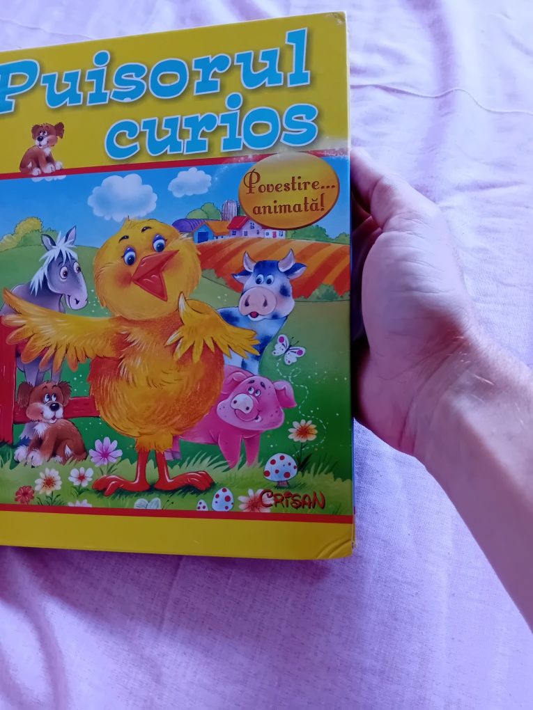 puișorul curios carte povesti bebe editura Crișan poveste animata