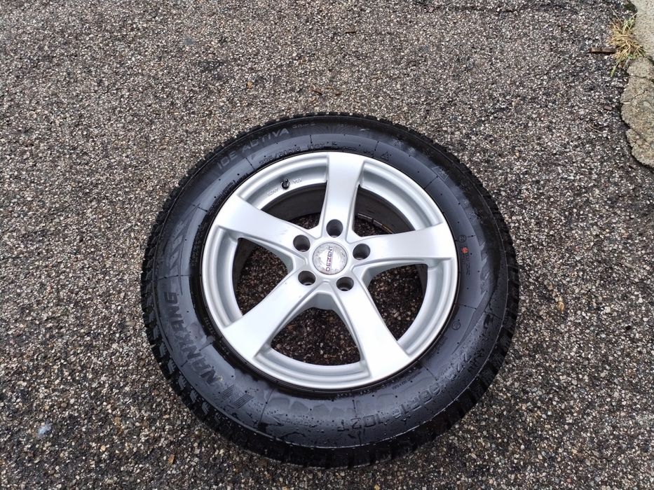 Jante Aluminiu 5x112 R16 Audi A4 A6+Anvelope Iarnă Noi 225 60 R16 2024