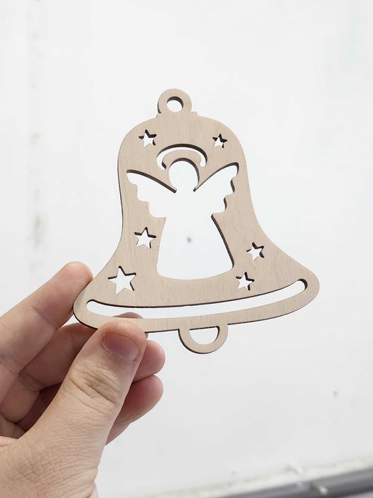 Ёлочные игрушки из дерева