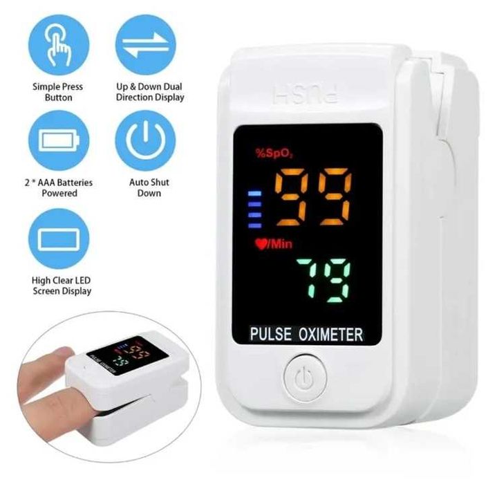 LK89 LED 4-цветен пулсов оксиметър за пръст