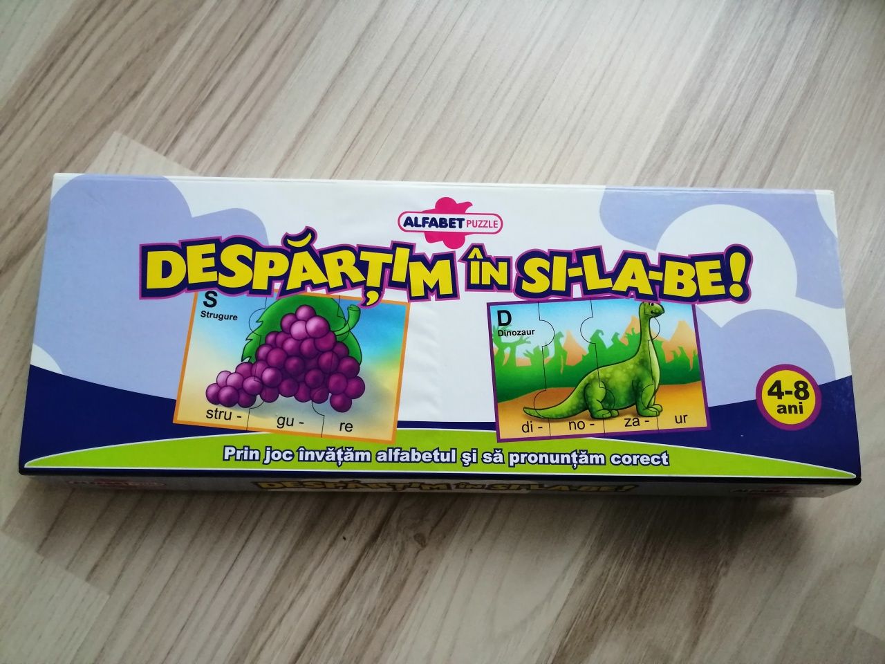 Joc Puzzle Alfabet Despărțim în silabe