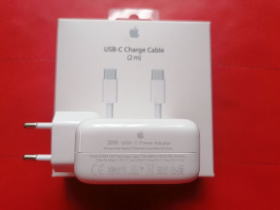 Incarcator priza +Cablu ORIGINAL Apple USB-C 30W Macbook Air 13" a2179