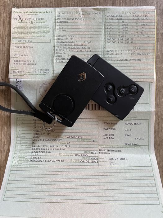 Renault Scenic  3  Af. 2015  Benzina 115 CP