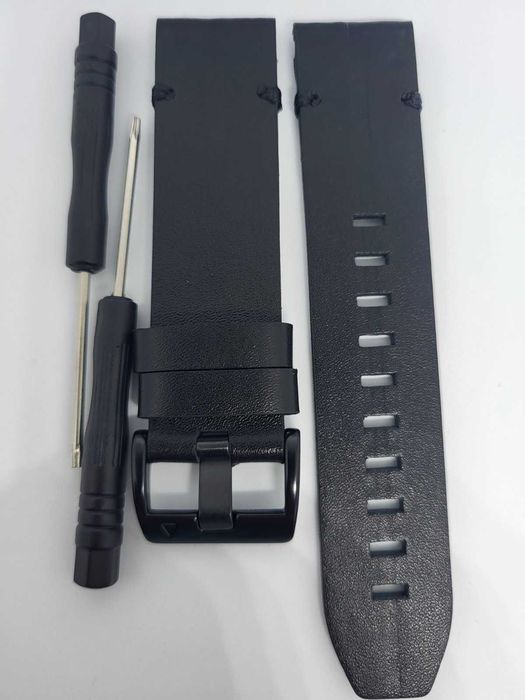 Каишки естествена кожа за Garmin часовник 22 мм/  26 мм