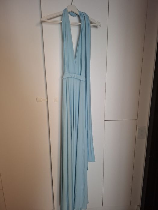 Rochie transformabila, bleu, nefolosita, marime universala