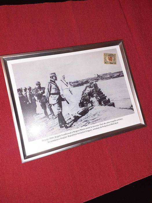 Tablouri timbre originale: România Mare, Familia Regală la Tisa, 1919