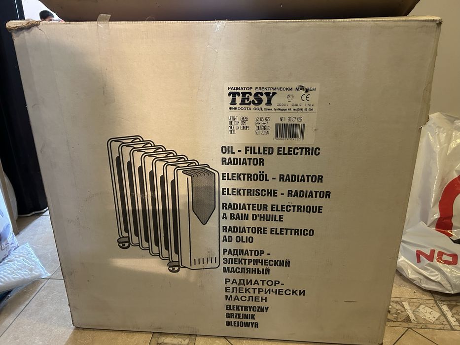 Продавам Маслен радиатор Tesy 2750W - за деребен ремонъ