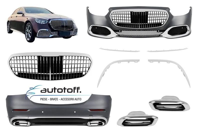 Pachet exterior compatibil Mercedes E-Class W213 Facelift (19-22) Conversie MBH W223