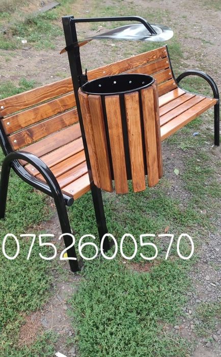 Mobilier stradal,băncuțe și coșuri,pentru parcurii,și gradina.pret mic