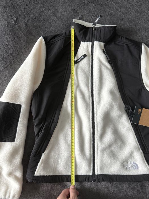 The North Face Polar Sun jacheta fleece dama alb cu negru XS noua