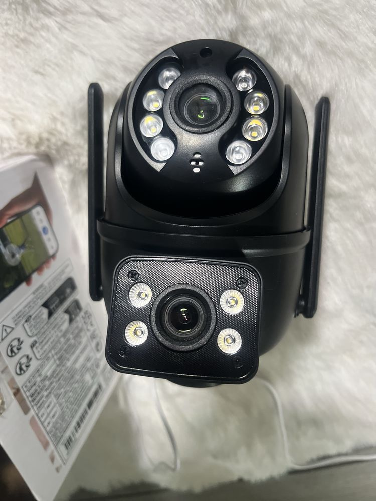 camera wifi video duala pt interior/exterior