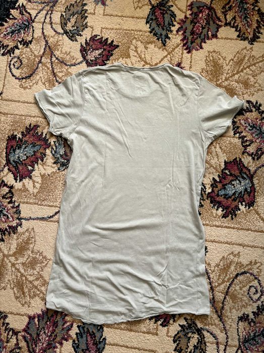 Tricou Barbati New Yorker Oversize simplu crem , Marimea S -EUR38-