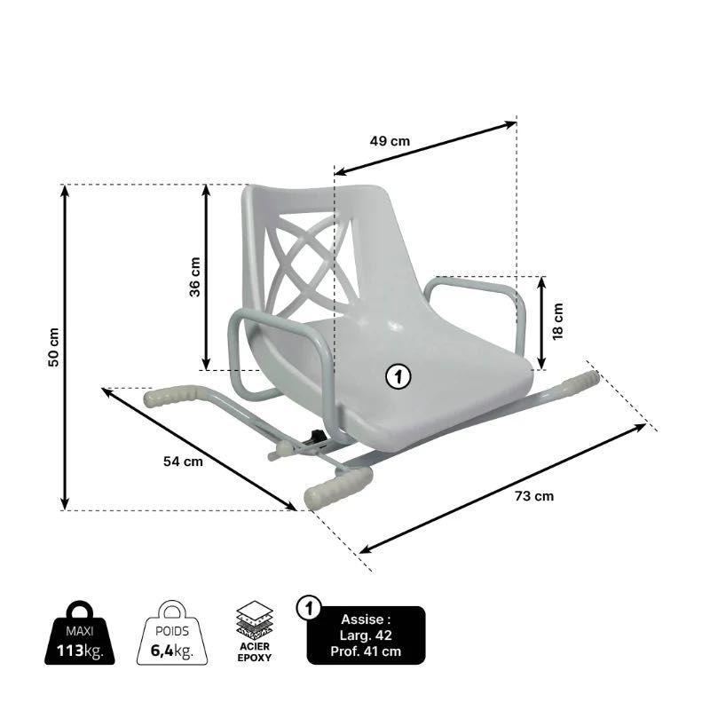 Scaun medical rotativ pt cadǎ
