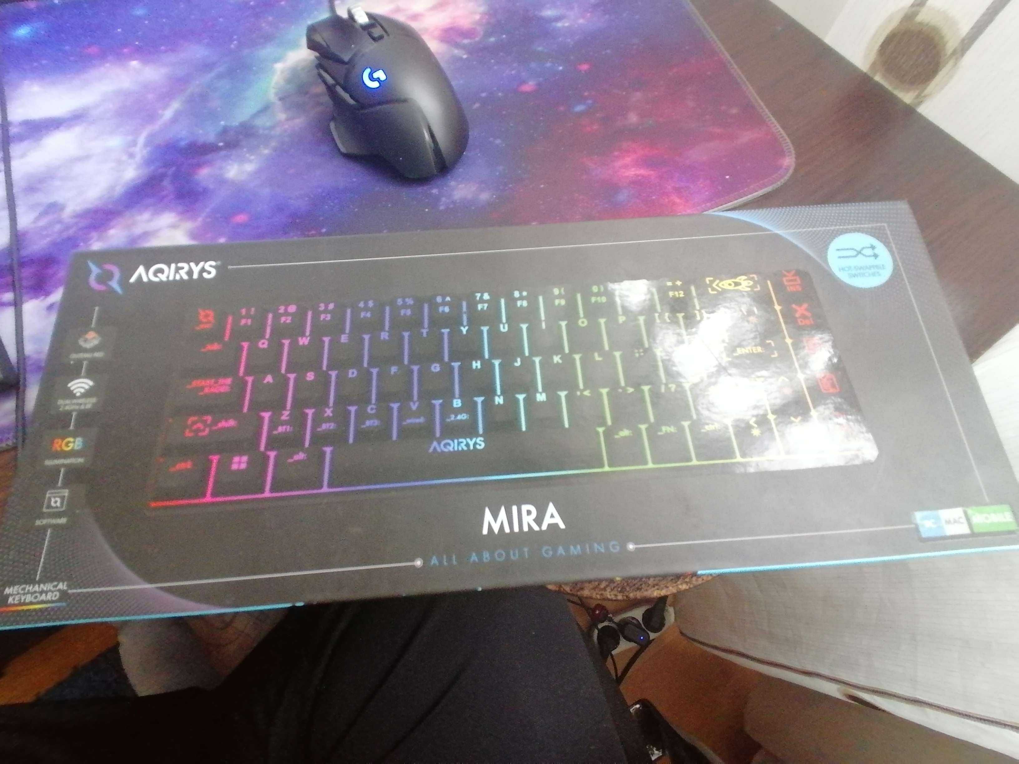 Tastatura gaming aqirys mira wireless