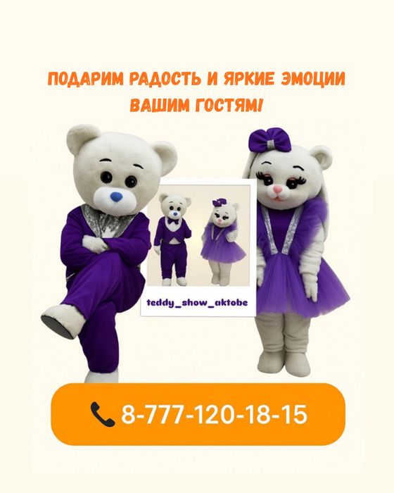 Аниматор-Мишки-Тедди