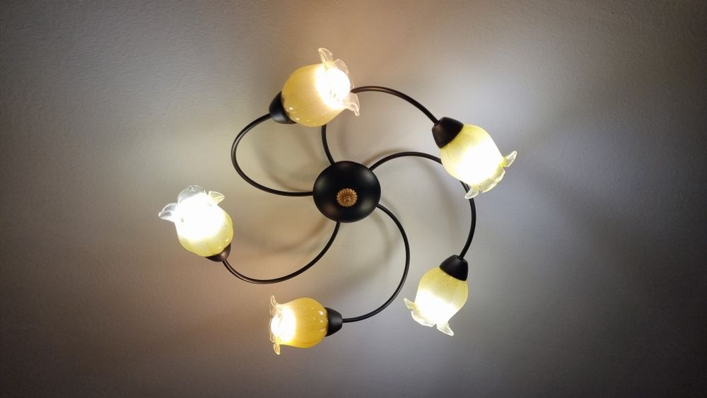 Lustra dormitor cu 5 becuri