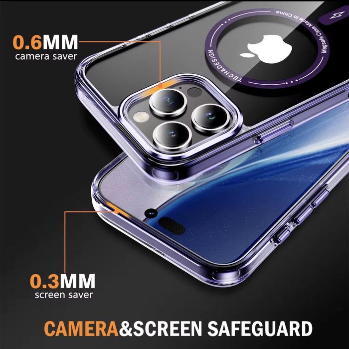 Husa iPhone 16 Pro Max + folie sticla intimitate