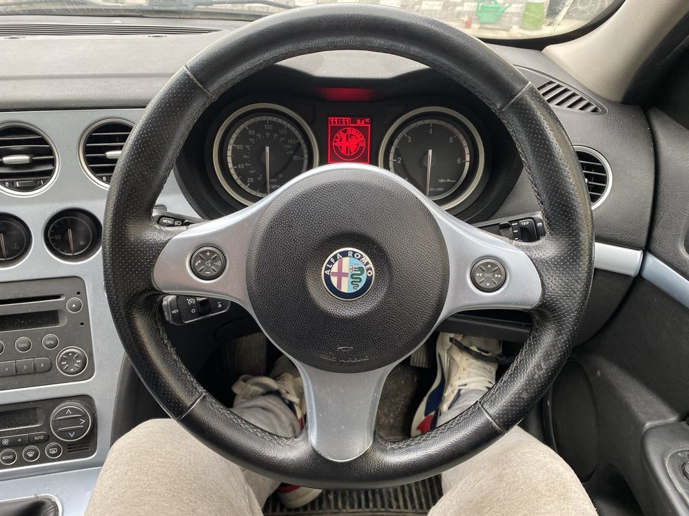 Interior Piele Neagra Alfa Romeo 159 Sedan