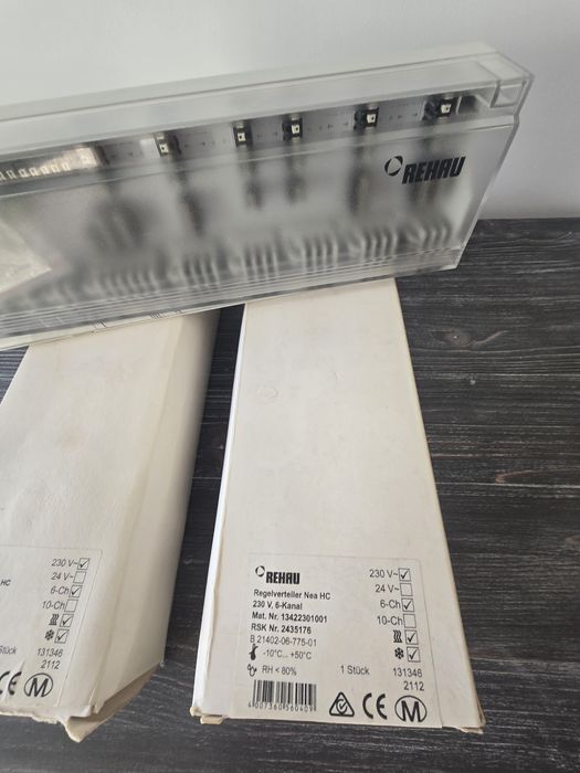 Regleta de cleme REHAU nea h 230 V, 6 canale