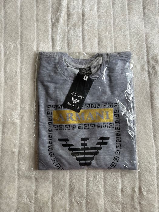 Мъжка блуза с дълъг ръкав на Emporio Armani с етикет , 100% памук