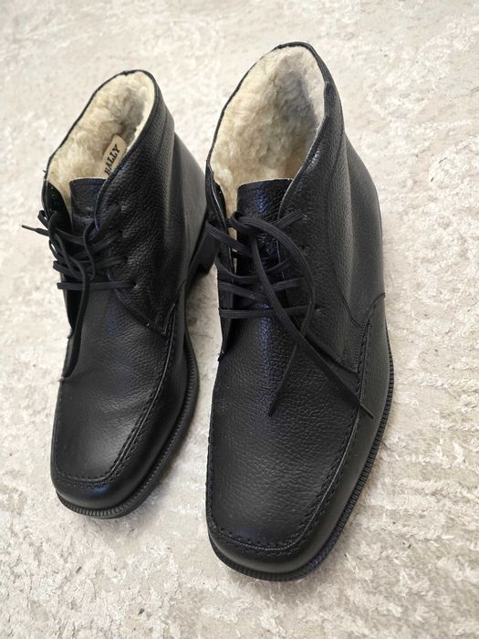 BALLY зимняя мужская обувь 42 рр чёрный
