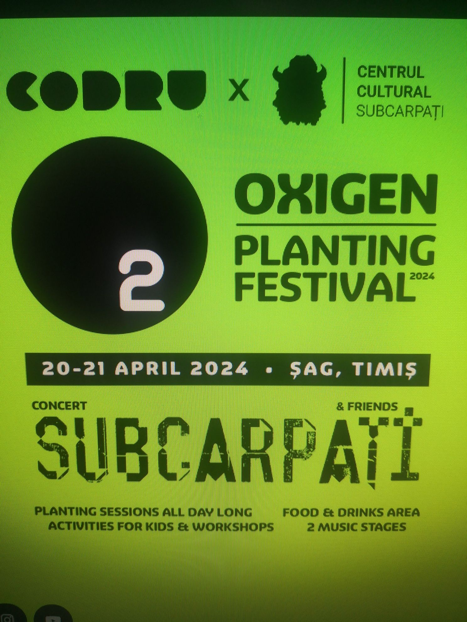 2x bilete acces Oxigen Planting Festival - Codru